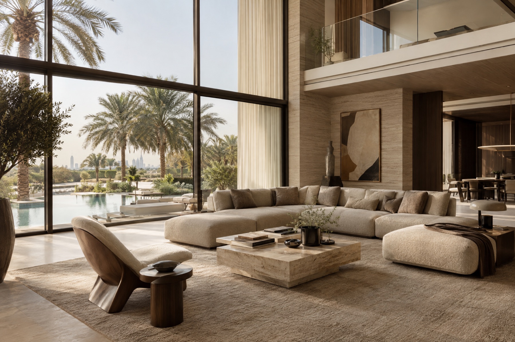 A turnkey villa in Dubai, fully online